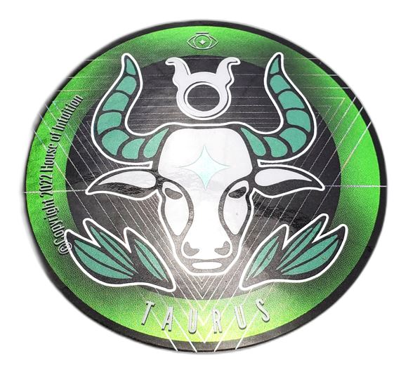 HOI Holographic Taurus Sticker Paintings & Art Pieces House of Intuition 