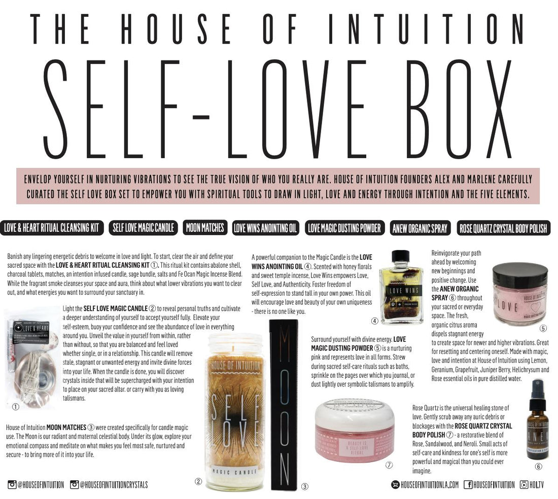 SELF LOVE BOX Specialty Boxes House of Intuition 