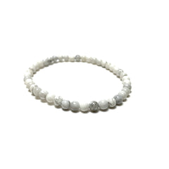 Howlite Power Mini Bracelet Power Mini Bracelet Crystals 