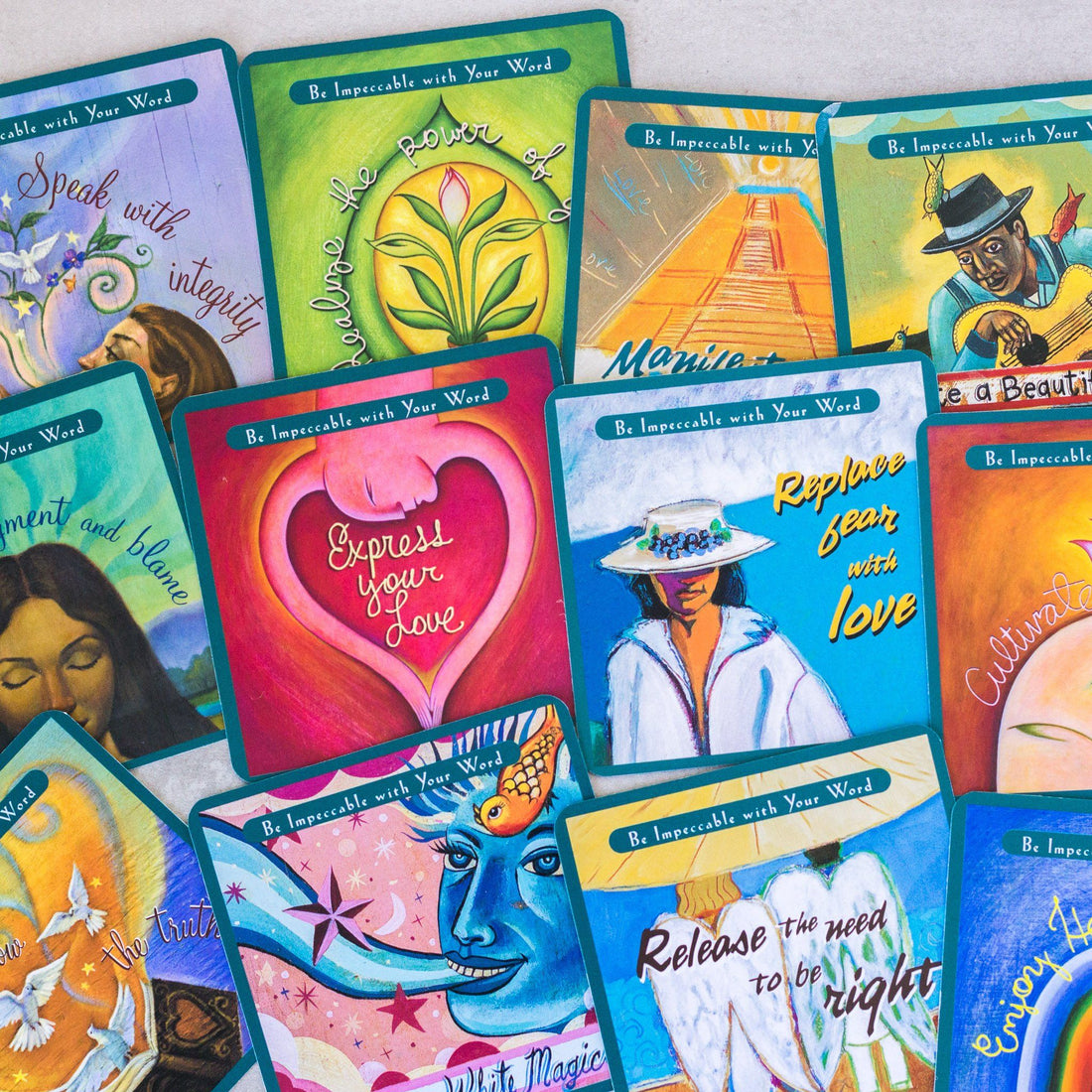 The Four Agreements Card Deck Oracle Cards Non-HOI 