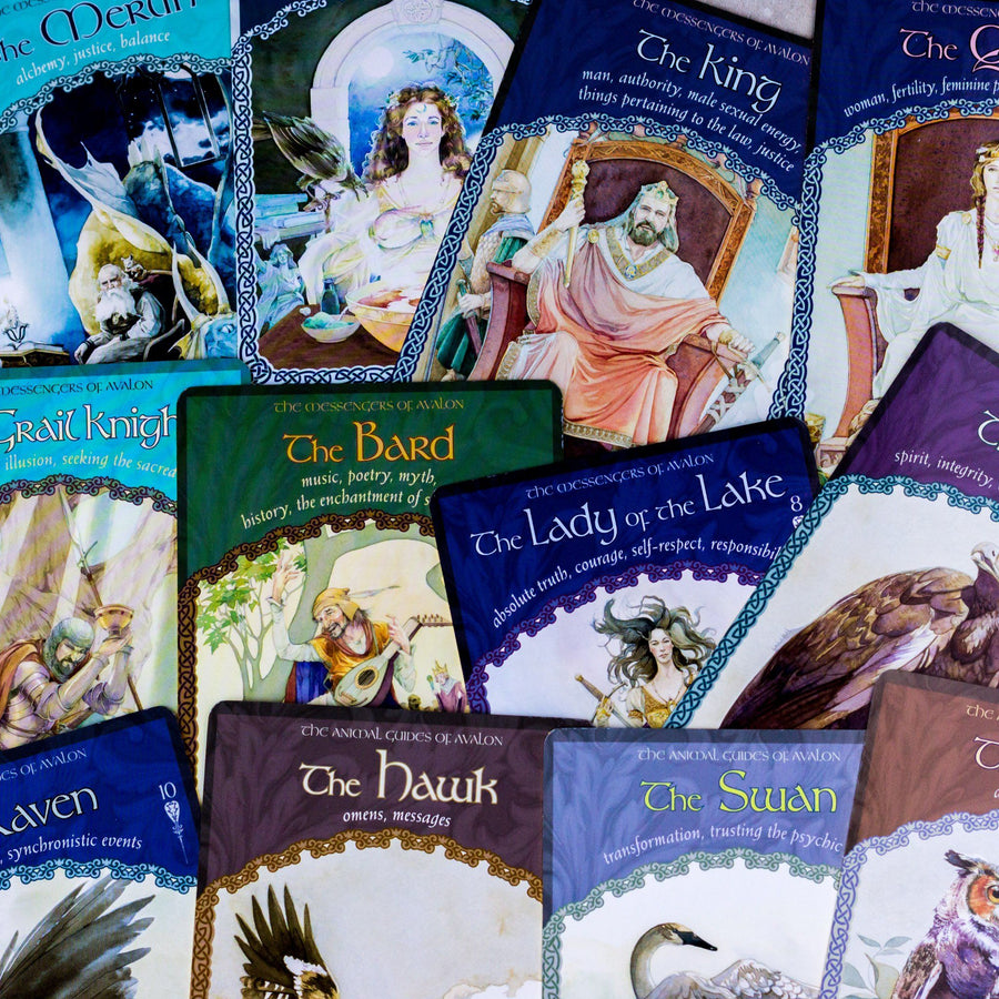 Wisdom of Avalon Oracle Cards Deck Oracle Cards Non-HOI 