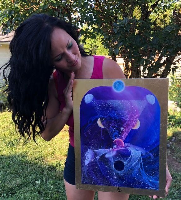 Cancer Zodiac Original Painting and Print by Tashina Suzuki Paintings & Art Pieces House of Intuition 