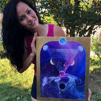 Cancer Zodiac Original Painting and Print by Tashina Suzuki Paintings & Art Pieces House of Intuition 