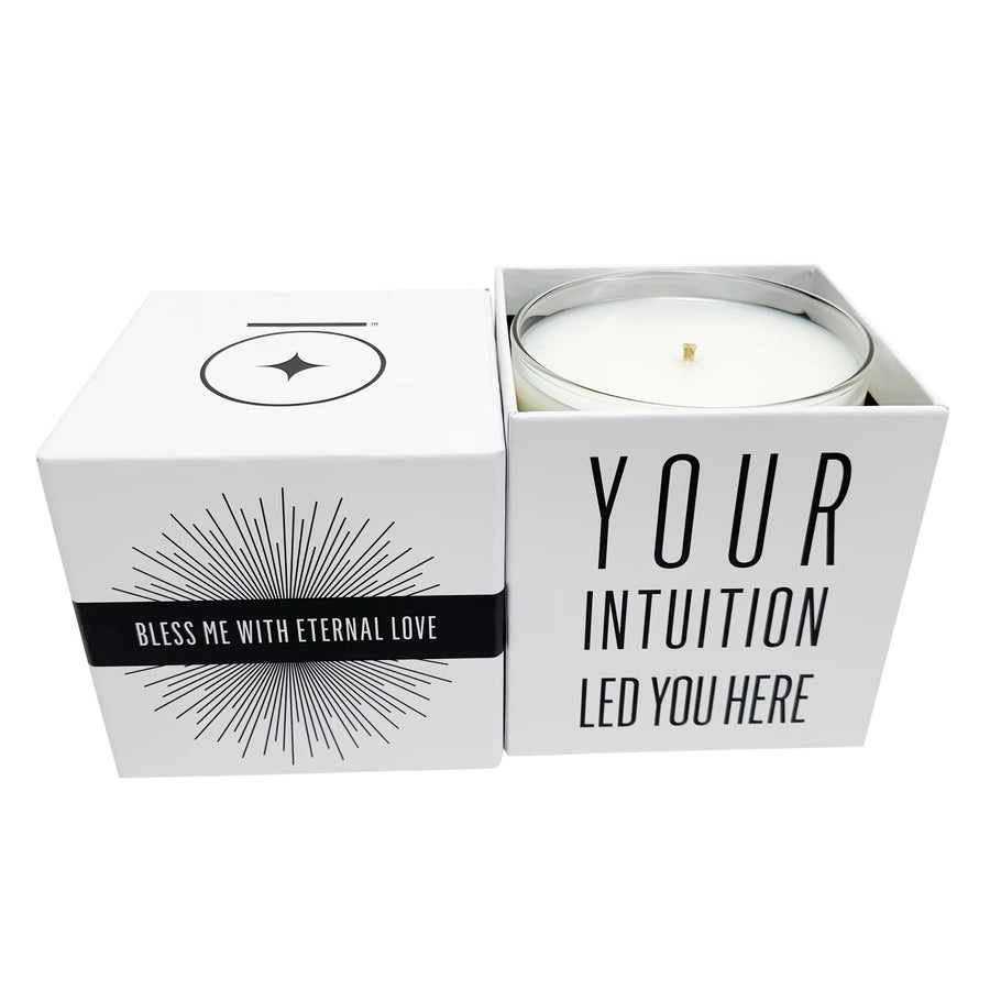 "BLESS ME with ETERNAL LOVE" Affirmation Soy Candle BLESS ME - Affirmation Candles House of Intuition 