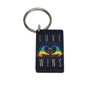 Love Wins Keychain (Limited Edition in Black) keychain House of Intuition 