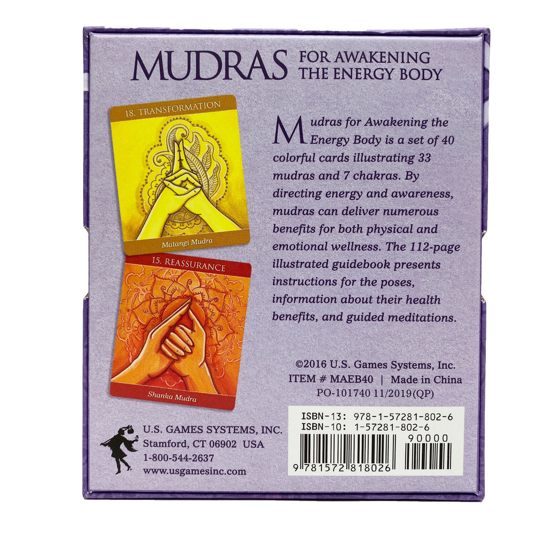 Mudras for Awakening the Five Elements Oracle Cards Non-HOI 