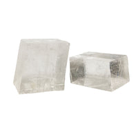 Clear Optical Calcite Cube Clear Calcite Crystals 