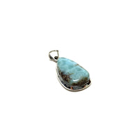 Larimar Crystal Pendant Pendants Crystals I. $70.00 Size 1"LX .5"W 