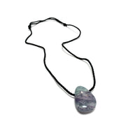 Fluorite Nylon Cord Necklace Necklaces Crystals A. $18.00 (sm) 