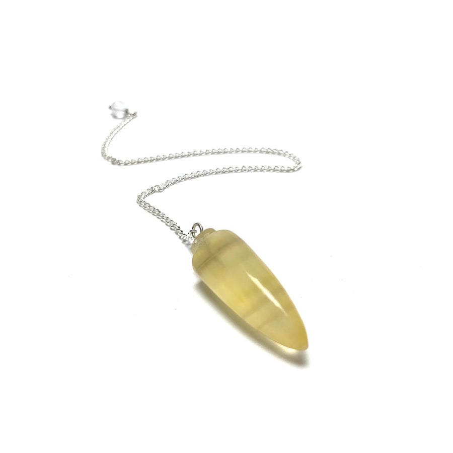 Fluorite Pendulum Pendulum Crystals B. $16.00 (Majority is Yellow Fluorite) 