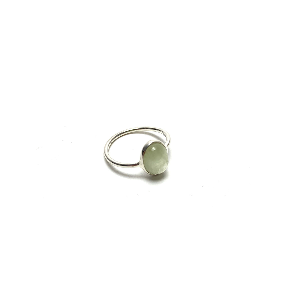 Green Jade Silver Ring Rings Crystals D. $18.00 Size 5 