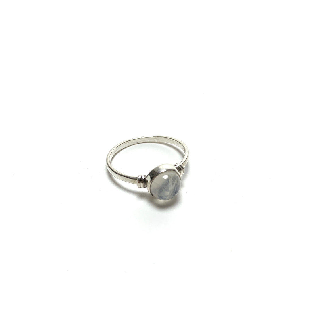 Moonstone Silver Ring Rings Crystals B. $18.00 Size 7 