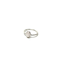 Rose Quartz Silver Ring Rings Crystals D. $18.00 Size 5 