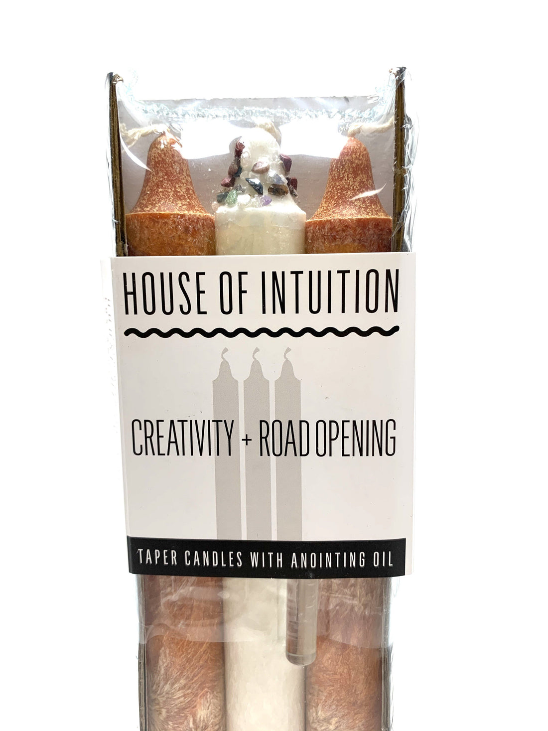 Taper Intention Candle Set - Creativity and Road Opening Taper Intention Candles House of Intuition 