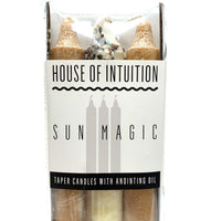 Taper Intention Candle Set - Sun Magic Taper Intention Candles House of Intuition 