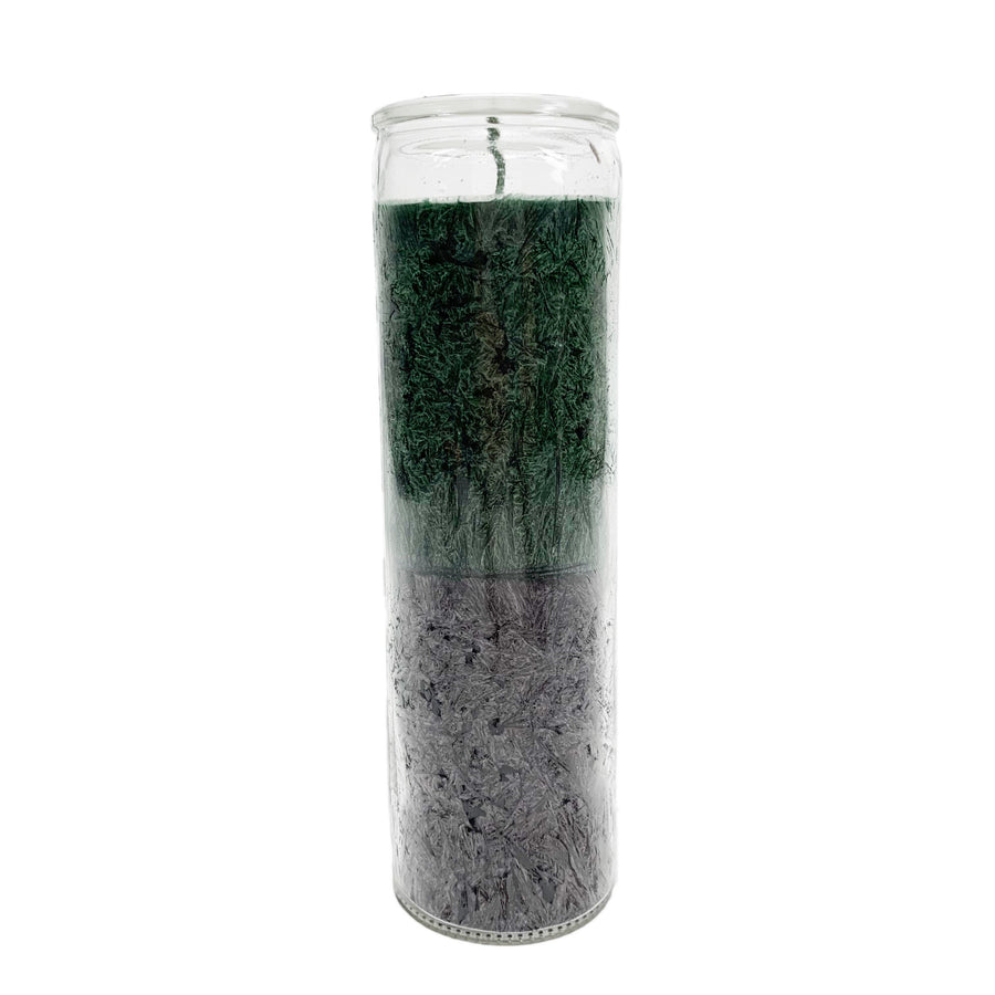 Green and Black Palm Wax Prayer Candle Prayer Candles House of Intuition 