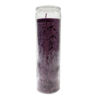 Purple (Dark) Palm Wax Prayer Candle Prayer Candles House of Intuition 