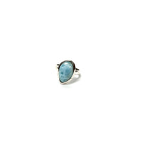 Larimar Silver Ring Rings Crystals C.$60.00 Size 7.5 