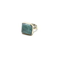 Larimar Silver Ring Rings Crystals I. $60.00 Size 8.5 