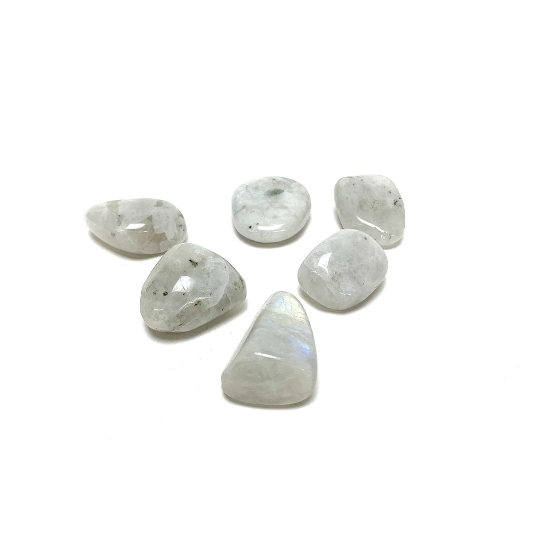 Rainbow Moonstone Tumbles Rainbow Moonstone Crystals B. $7.00 