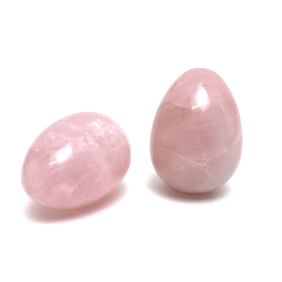 Rose Quartz Drilled Hole Eggs Rose Quartz Crystals 