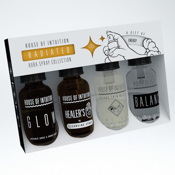 Aura Cleansing Spray Gift Set - Radiated – House of Intuition Inc