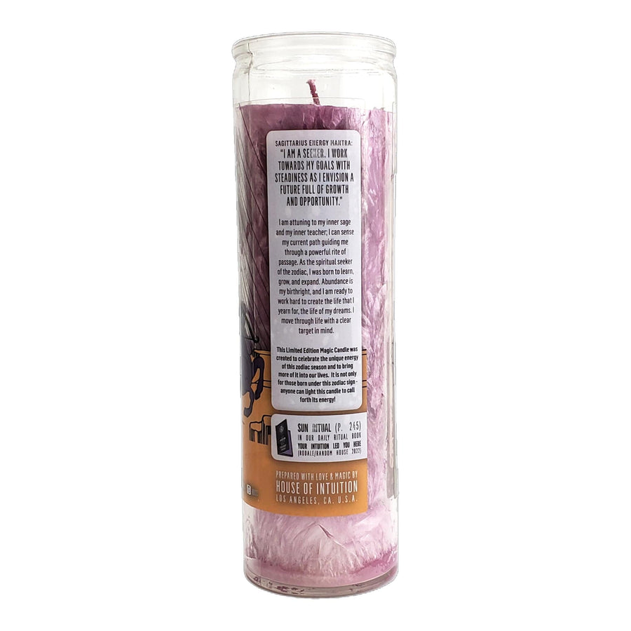 2023 Sagittarius Solar Return Magic Candle | November 22 - December 21 (Limited Edition) Happy Birthday Candle House of Intuition 