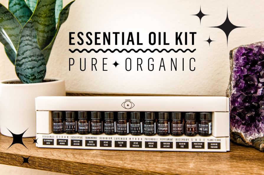 PURE ORGANIC ESSENTIAL OIL KIT (30% Savings) ESSENTIAL OIL House of Intuition 