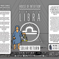 2023 Libra Solar Return Magic Candle | September 23 - October 22 (Limited Edition) Happy Birthday Candle House of Intuition 