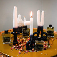 "Be Gone" Symbol Shape Candle Kit (with Drops of Lethe Anointing Oil) Symbol Shape Candle House of Intuition 
