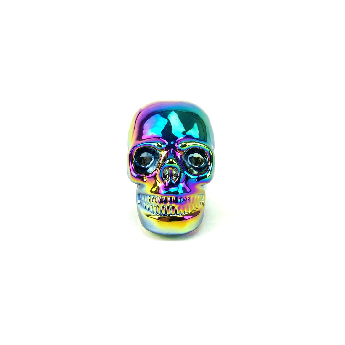 Titanium Aura Skull Titanium Clear Quartz Crystals B. $38.00 