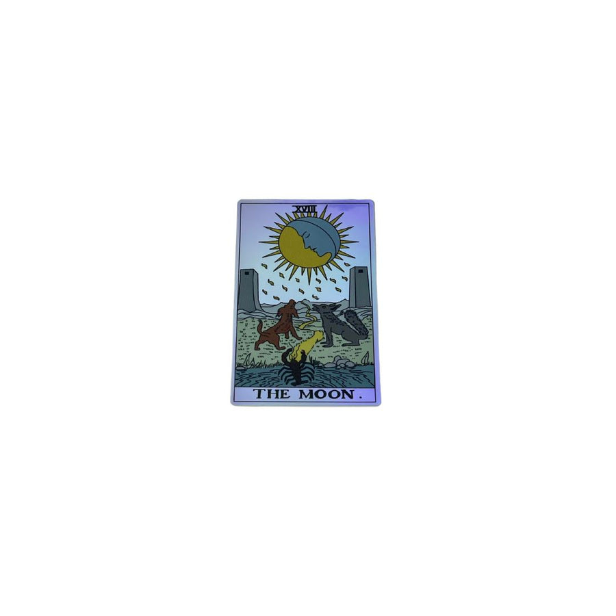 The Moon Tarot Card Sticker Paintings & Art Pieces House of Intuition 