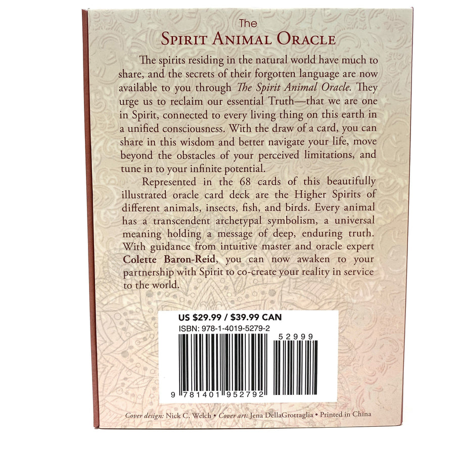The Spirit Animal Oracle Deck and Guidebook Oracle Cards Non-HOI 