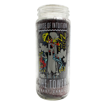 The Tower Major Arcana Candle Major Arcana Candles House of Intuition 