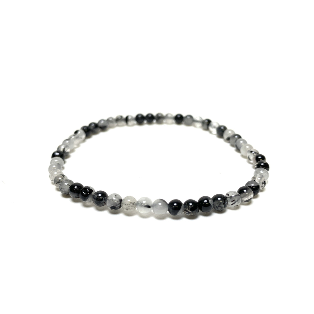 Black Tourmaline Rutilated Quartz Premiere Power Mini Bracelet Premiere Power Mini Bracelet Crystals 