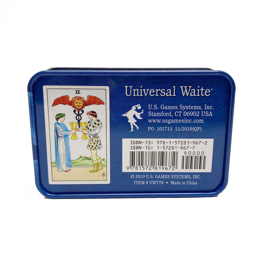 Universal Waite Tarot Deck in a Tin Tarot Cards Non-HOI 