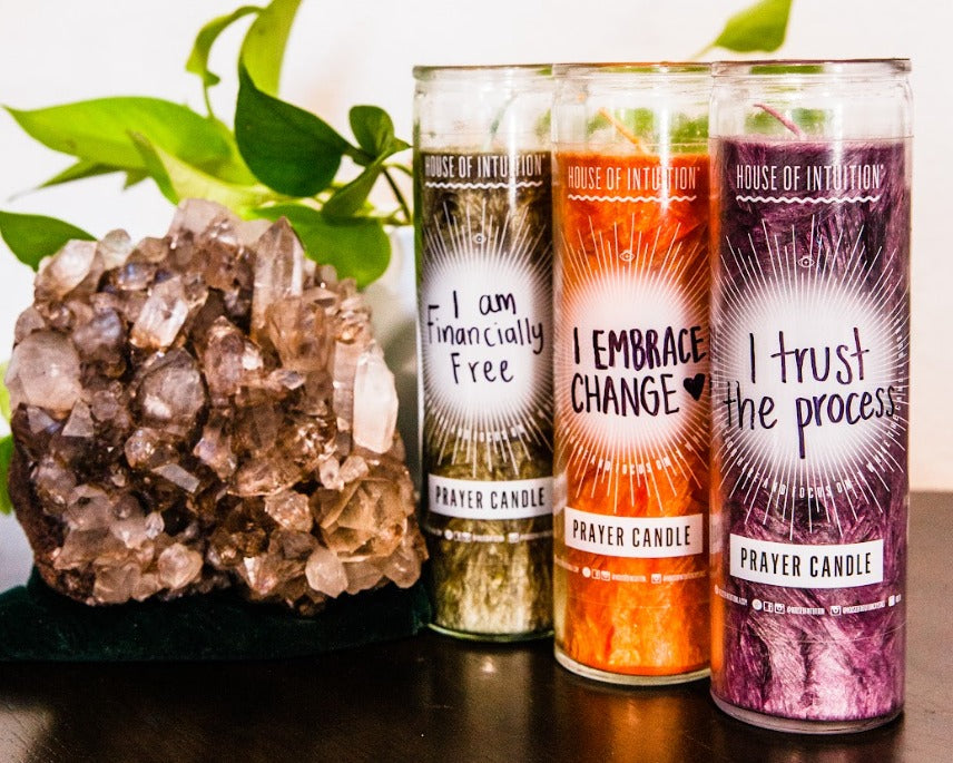 Black "Write-Your-Own-Prayer" Candle Prayer Candles House of Intuition 