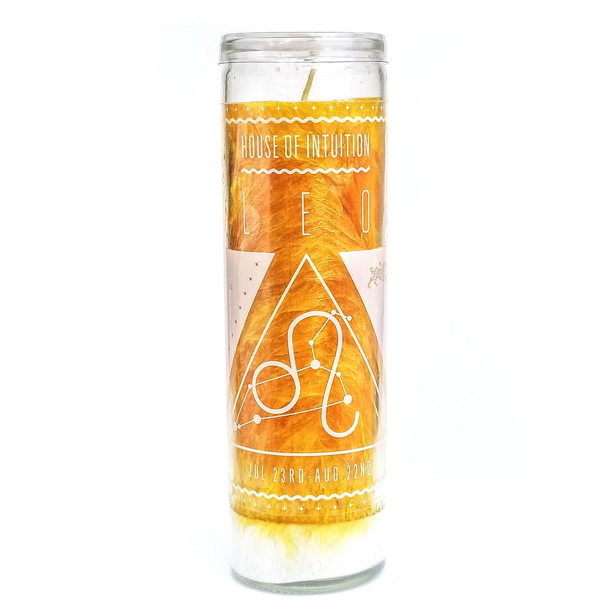 HOI Leo Zodiac Candle Zodiac Candles House of Intuition 