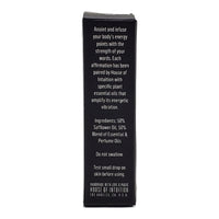 "I am Strong" Affirmation Rollerball Affirmation Roll On House of Intuition 