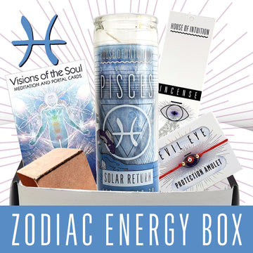 2023 Pisces Zodiac Energy Box (Limited Edition - $105 Value) Birthday Boxes House of Intuition 